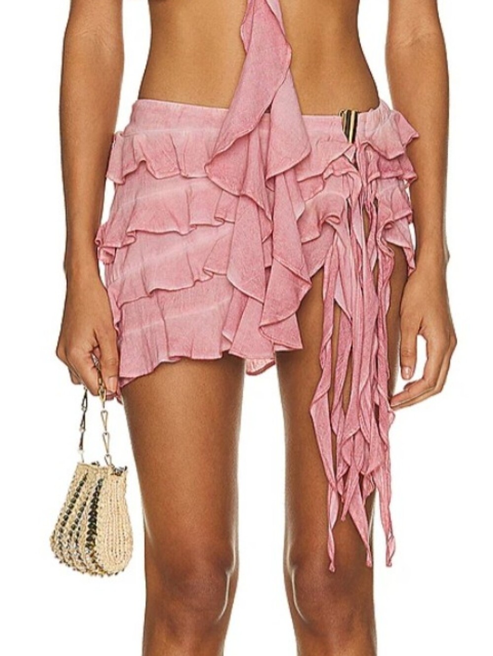 Rococo Sand Crepe Skirt